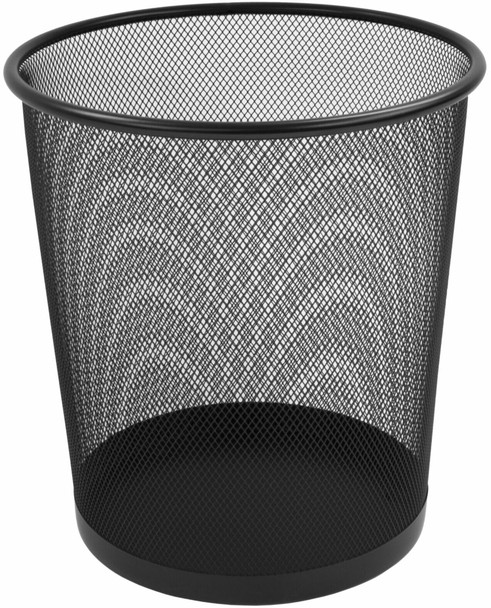 Osco Round Wire Mesh Bin - 10.9 Ltr - Black - WB27.5BLK