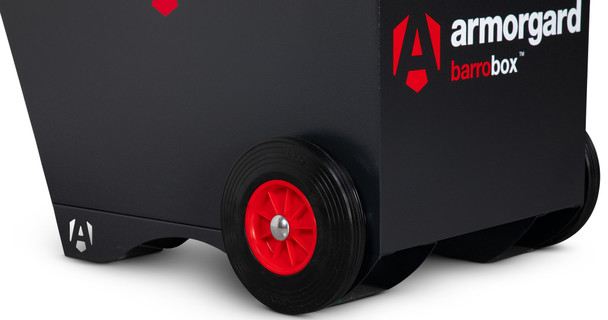 BB2 - Armorgard BarroBox - Retractable wheels transform BarroBox from mobile to static storage box