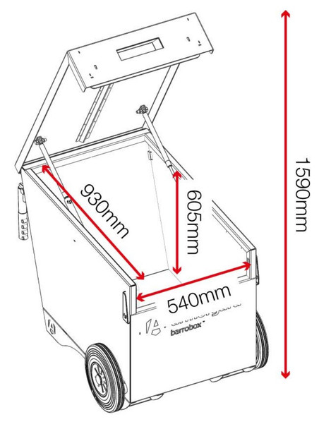 BB2 - Armorgard BarroBox - Internal Dimensions