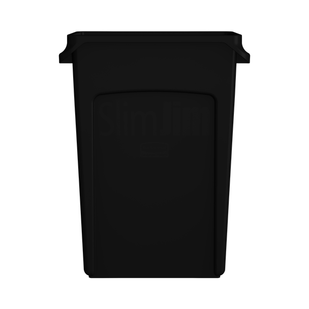 FG354060BLA - Rubbermaid Slim Jim with Venting Channels - 87 Ltr - Black