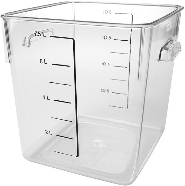 FG630800CLR - Rubbermaid Space Saving Container - 7.6 Ltr - Clear
