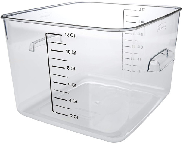 FG631200CLR - Rubbermaid Space Saving Container - 11.4 Ltr - Clear