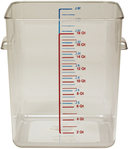 FG631800CLR - Rubbermaid Space Saving Container - 17 Ltr - Clear