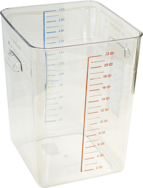 FG632200CLR - Rubbermaid Space Saving Container - 20.8 Ltr - Clear
