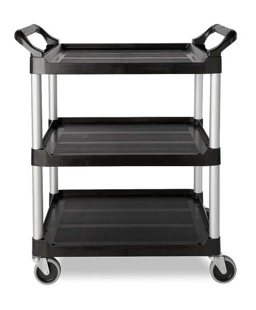 Rubbermaid Utility Cart - Black - FG342488BLA