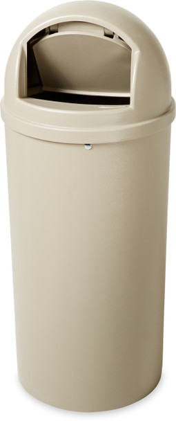 FG816088BEIG - Rubbermaid Marshal Classic Container - 56.8 Ltr - Beige - Flap Open