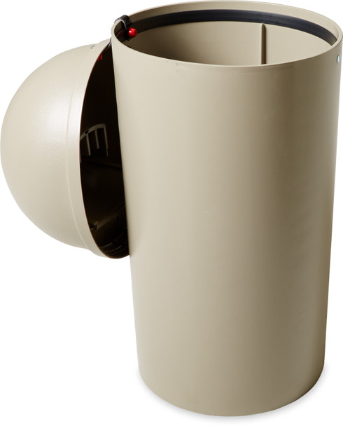 FG817088BEIG - Rubbermaid Marshal Classic Container - 94.6 Ltr - Beige - Lid Off