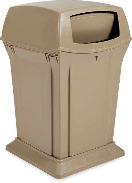 Rubbermaid Ranger Container with Two Doors - 170.3 Ltr - Beige - FG917188BEIG