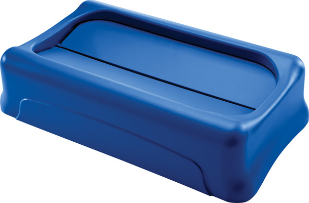 Rubbermaid Slim Jim Swing Lid - Blue - FG267360BLUE