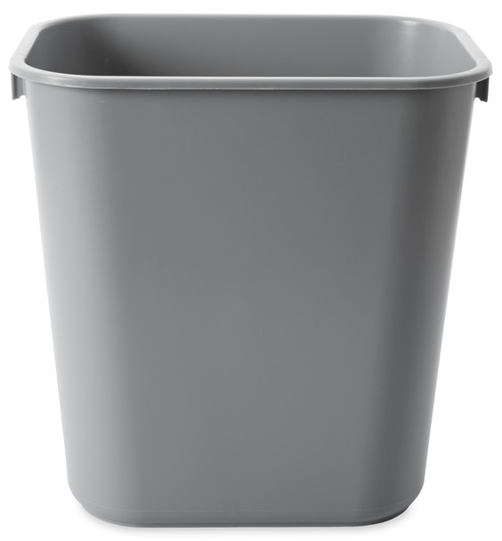 FG295500GRAY - Wide, open-top design makes disposing of waste quick and easy