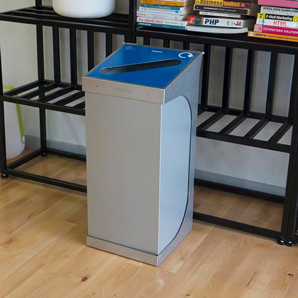 Wybone C-Bin 60 Litre Single Recycling Unit With Coloured Bodies - CBIN/S60G