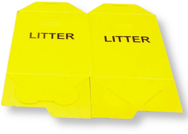 FLAT-PAKKA - Flat Pakka Open-Top Reusable Bin - 270 Ltr - Yellow - Disassembled