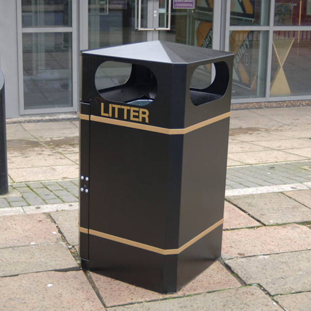 Wybone Mv/40 Square Litter Bin - MV/40S