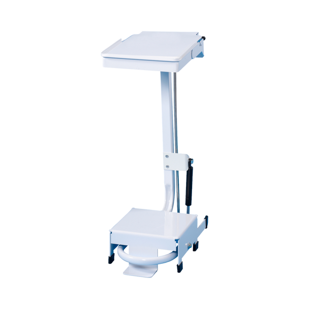 Linton Open Frame Sackholder with Standard Lid - Pedal & Hand-Operated - 20 Ltr - White Body with White Lid