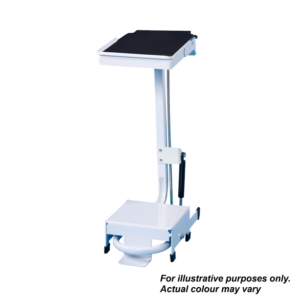 Linton Open Frame Sackholder with Standard Lid - Pedal & Hand-Operated - 20 Ltr - White Body with Black Lid