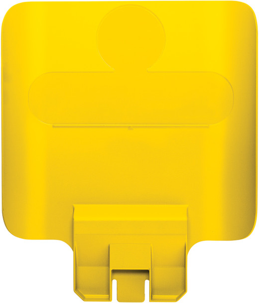 Rubbermaid Slim Jim Recycling Station Billboard - Yellow - 2007907