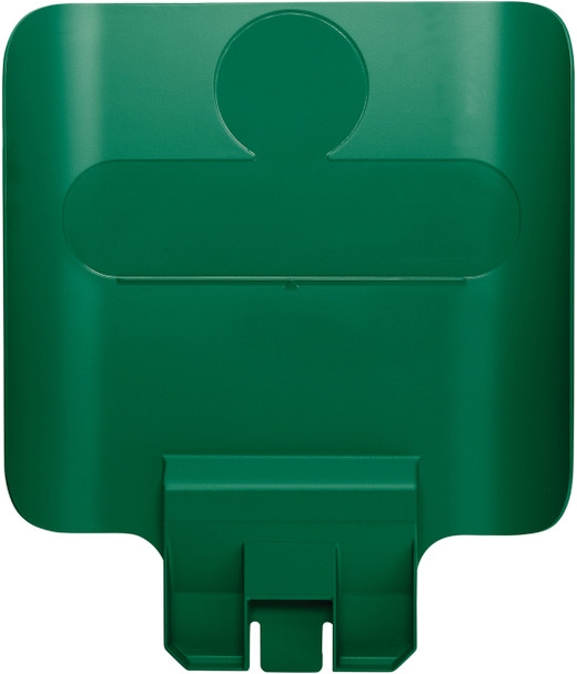 Rubbermaid Slim Jim Recycling Station Billboard - Green - 2007908