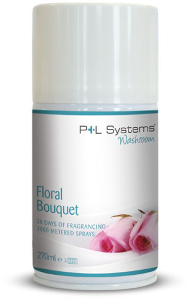 P+L Aerosol Refill - 270ml - Floral Bouquet - Case of 12 - W201