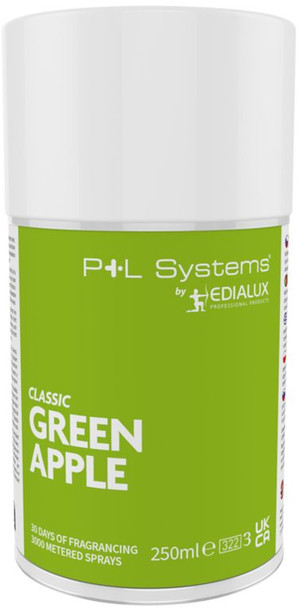 P+L Aerosol Refills - 250ml - Green Apple - Case of 12 - W203