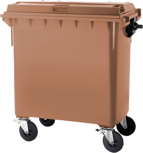 Brown Wheelie Bin - 660 Litre - WB660BRN