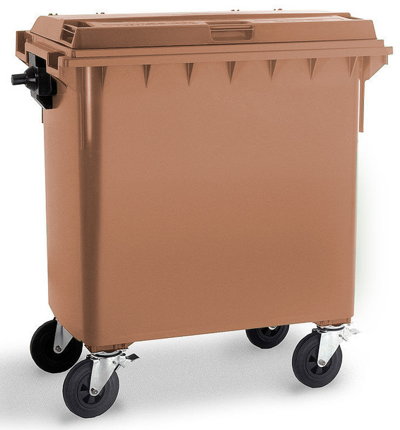 Brown Wheelie Bin - 770 Litre - WB770BRN