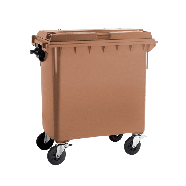 Brown Wheelie Bin - 770 Litre - WB770BRN