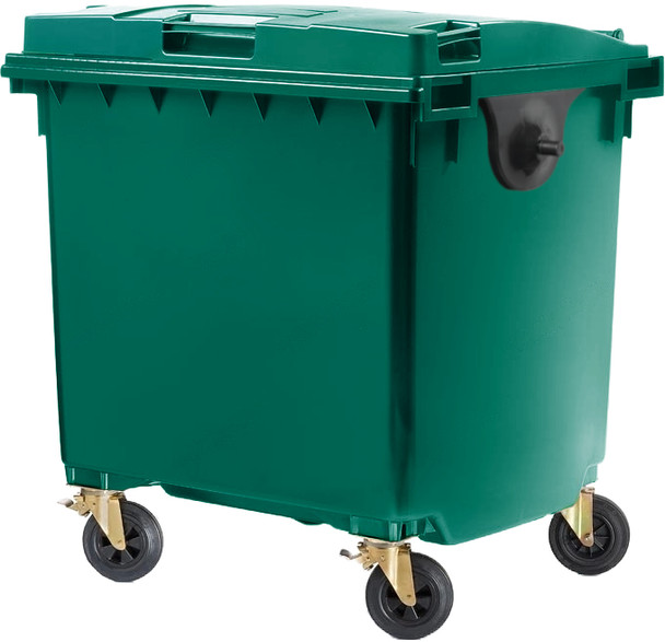 Moss Green Wheelie Bin - 1100 Litre - WB1100MOS