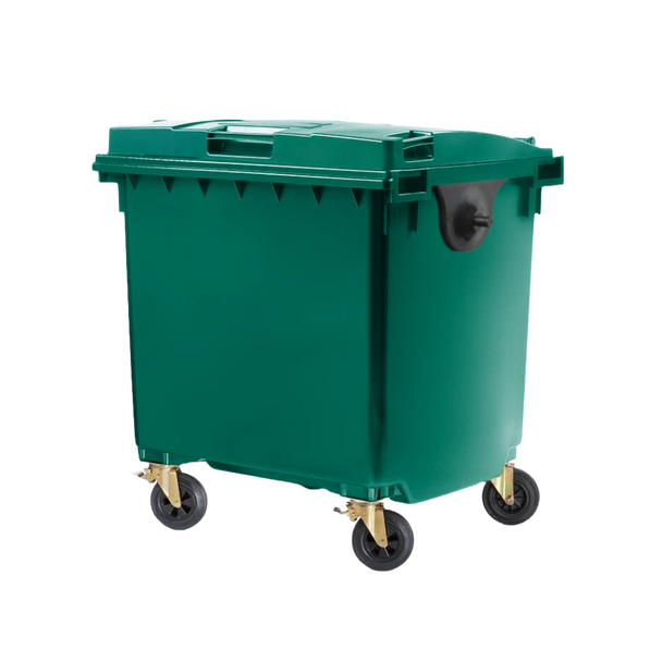 Moss Green Wheelie Bin - 1100 Litre - WB1100MOS