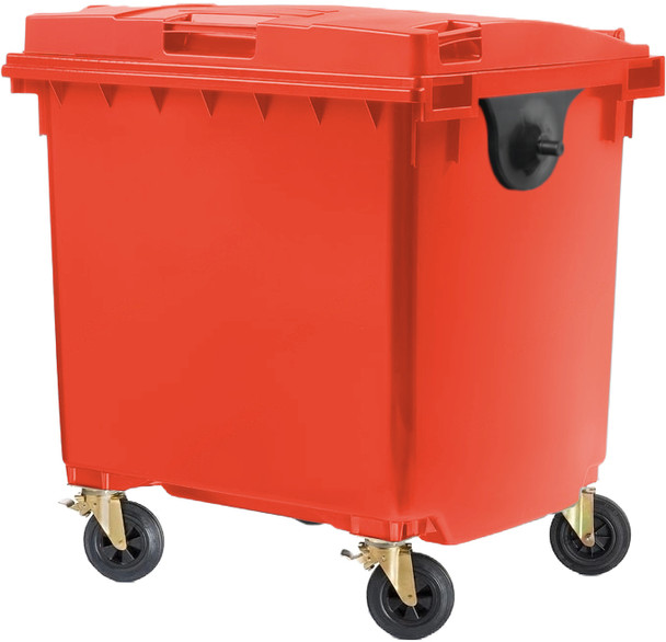 Red Wheelie Bin - 1100 Litre - WB1100RED