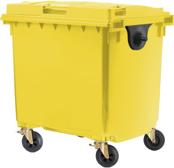 Yellow Wheelie Bin - 1100 Litre - WB1100YEL