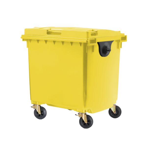 Yellow Wheelie Bin - 1100 Litre - WB1100YEL