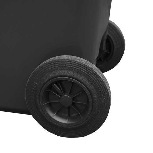 Black Wheelie Bin - 180 Litre - Wheel