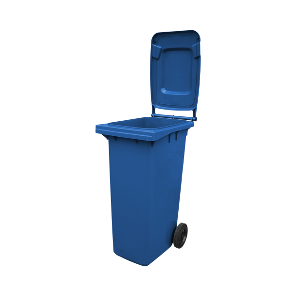 Blue Wheelie Bin - 180 Litre