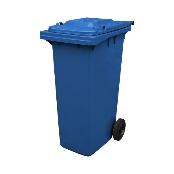 Blue Wheelie Bin - 180 Litre