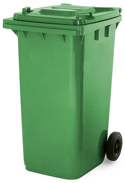 Green Wheelie Bin - 180 Litre - WB180GRN