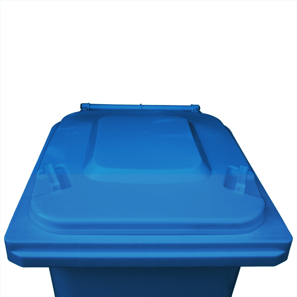 Blue Wheelie Bin - 240 Litre - Lid Closed Blue Wheelie Bin - 240 Litre - Lid Closed