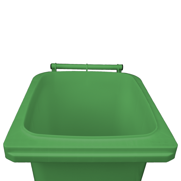 Green Wheelie Bin - 240 Lid Open Green Wheelie Bin - 240 Lid Open