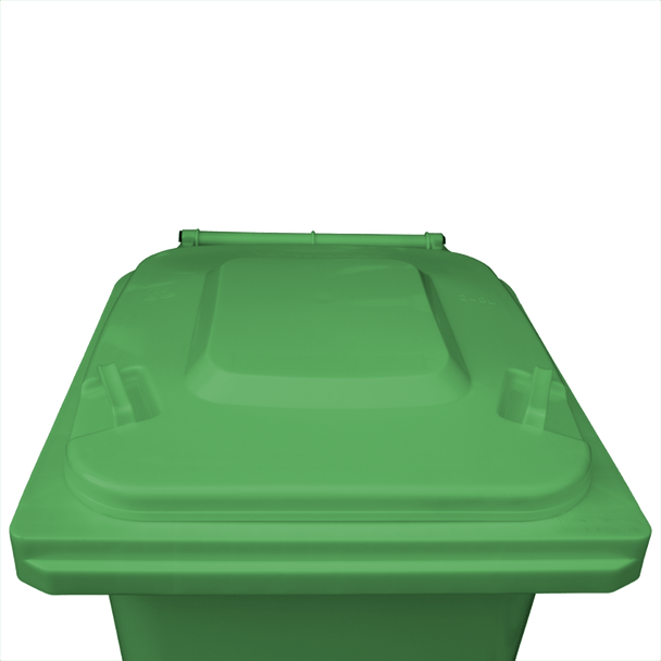 Green Wheelie Bin - 240 Lid Closed Green Wheelie Bin - 240 Lid Closed