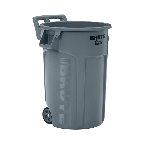 Rubbermaid Wheeled BRUTE Container - 167 Ltr - Grey - 2131929