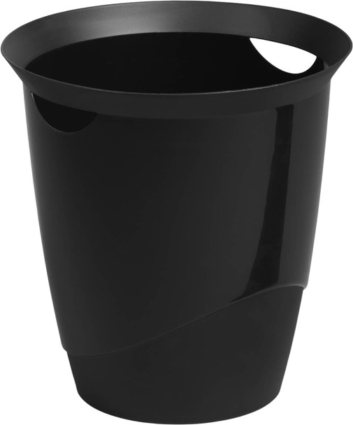 Durable Trend Waste Basket - 16 Ltr - Black - 1701710060