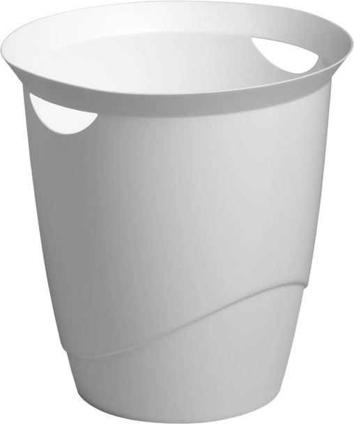 Durable Trend Waste Basket - 16 Ltr - White - 1701710010