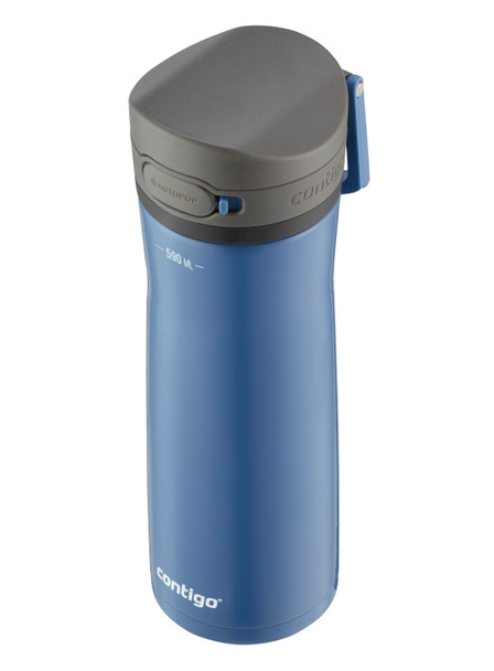 2156440 - Contigo Jackson 2.0 Chill Insulated Water Bottle - 590ml - Blue Corn - One-handed operation for easy on-the-move hydration