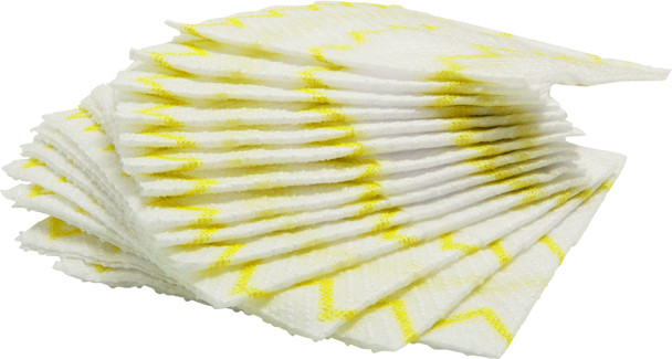 Rubbermaid 2136054 - Disposable Microfibre Cloth - Yellow - Pack of 40