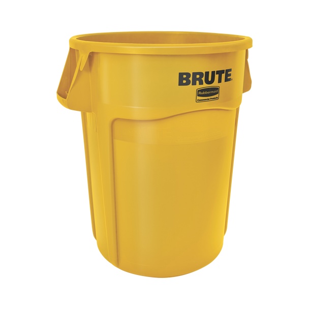 FG264360YEL - Rubbermaid BRUTE Container - 166.5 Ltr - Yellow