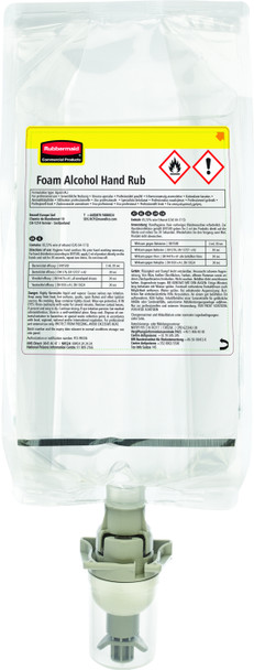 2146691 - Rubbermaid AutoFoam Alcohol Plus Hand Sanitiser Refill - 1000ml