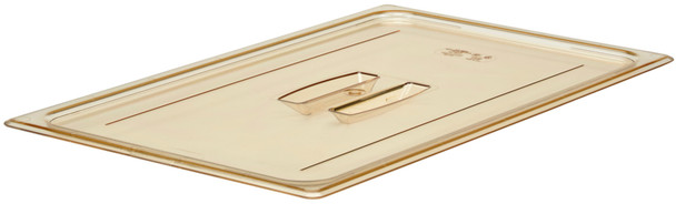 Cambro High Heat Cover with Handle - GN 1/1 - Amber - 10HPCH150