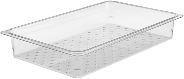 Cambro Polycarbonate Colander Pan - GN 1/1 - 76mm - Clear - 13CLRCW135