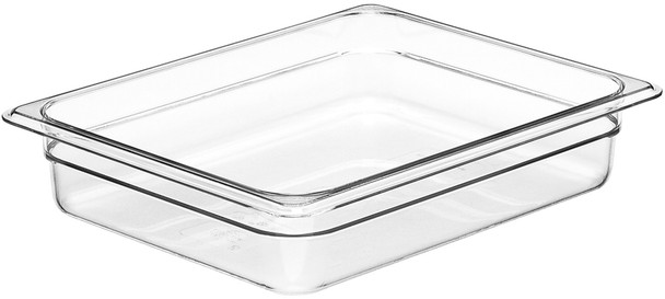 Cambro Polycarbonate Gastronorm Pan - GN 1/2 - 65mm - Clear - 22CW135