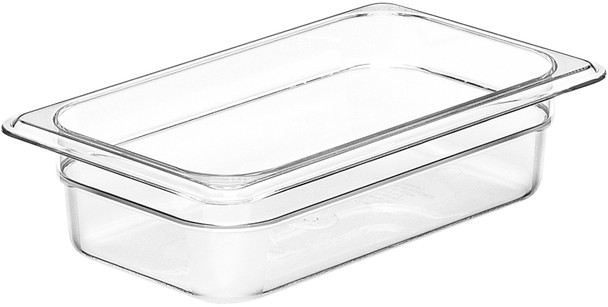 Cambro Polycarbonate Gastronorm Pan - GN 1/4 - 65mm - Clear - 42CW135