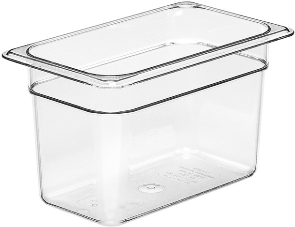 Cambro Polycarbonate Gastronorm Pan - GN 1/4 - 150mm - Clear - 46CW135
